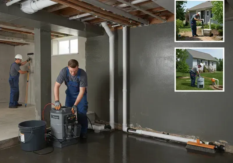 Basement Waterproofing and Flood Prevention process in Mount Olive, NC